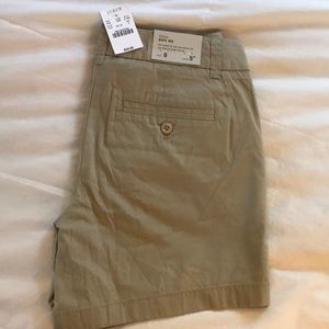 J. Crew City Fit Women’s Khaki Shorts - Tan
